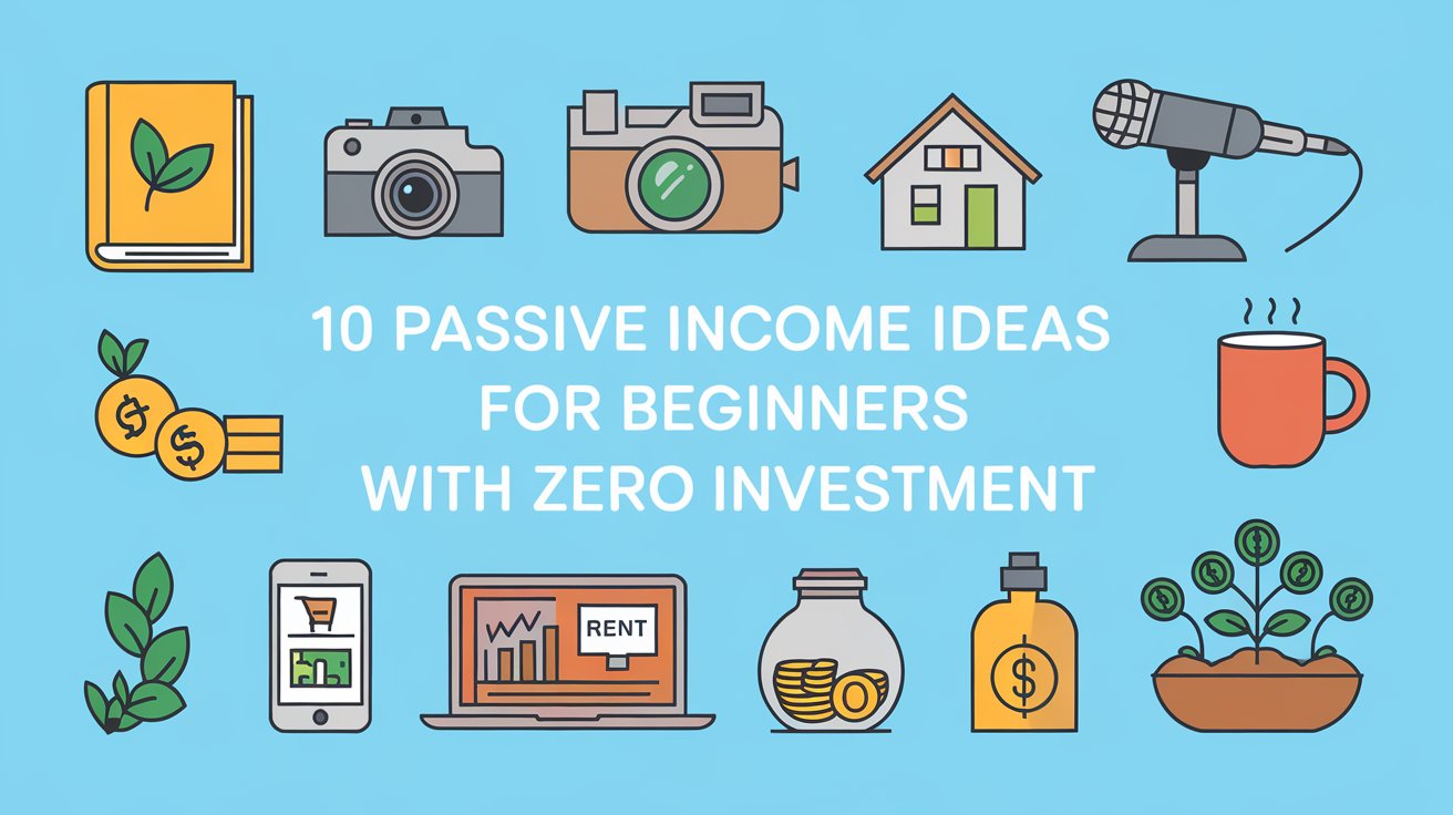 10 Passive Income Ideas for Beginners with Zero Investment